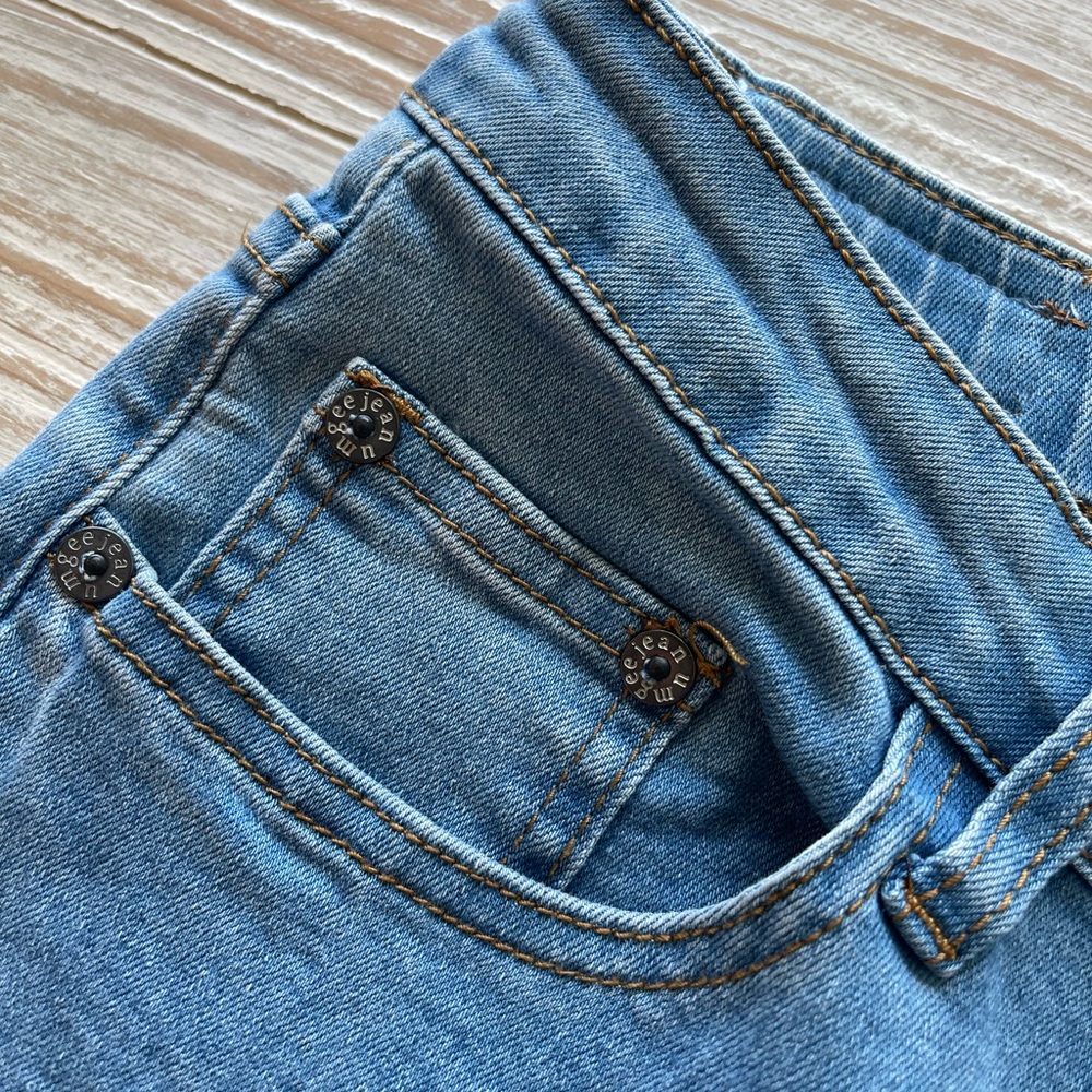 Umgee Flare Wide Leg Jeans in Classic Blue - Size 3 - Picture 6 of 13